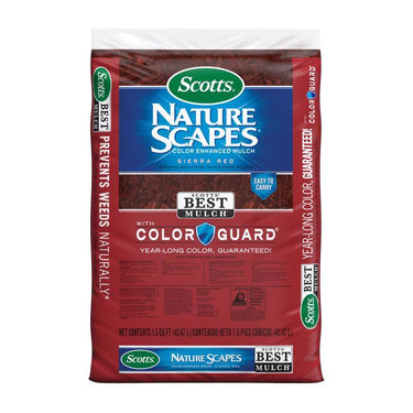 Scotts Nature Scapes Red Weed Preventer Color Enhanced Mulch 1.5 cu ft
