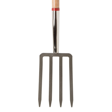 Ace 4 Tine Steel Spading Fork 30 in. Wood Handle