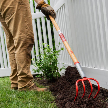 Ace 4 Tine Steel Cultivator 54 in. Wood Handle