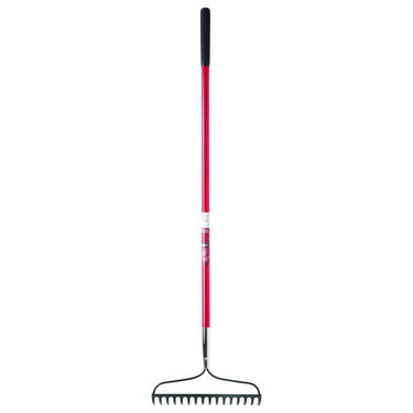 Ace 57 in. 16 Tine Steel Bow Rake Fiberglass Handle