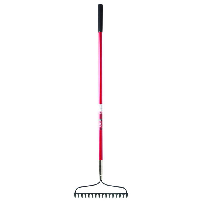 Ace 57 in. 16 Tine Steel Bow Rake Fiberglass Handle