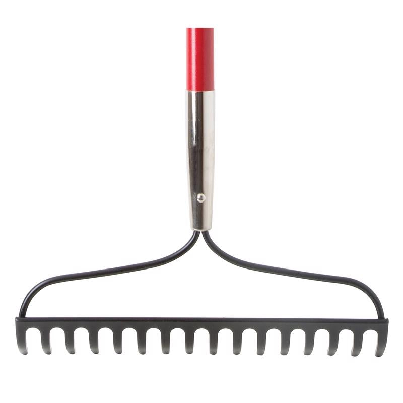 Load image into Gallery viewer, Ace 57 in. 16 Tine Steel Bow Rake Fiberglass Handle
