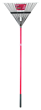 Ace 65 in. 24 Tine Steel Rake Fiberglass Handle