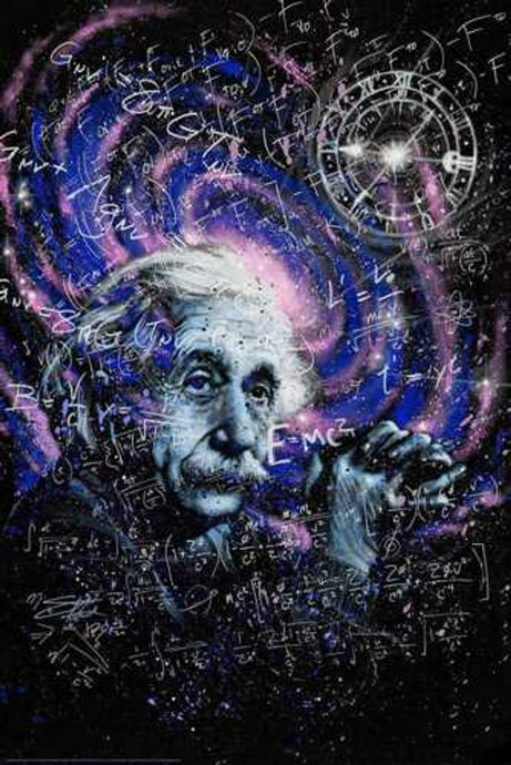 Einstein Theory Poster by Stephen Fishwick