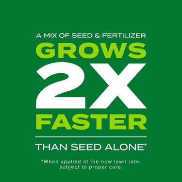 Scotts Turf Builder Rapid Grass Tall Fescue Grass Sun or Shade Grass Seed and Fertilizer 5.6 lb