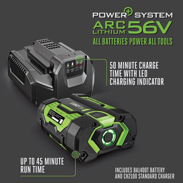 EGO Power+ Powerload ST1511T 15 in. 56 V Battery String Trimmer Kit (Battery & Charger) (In-Store Pickup Only)
