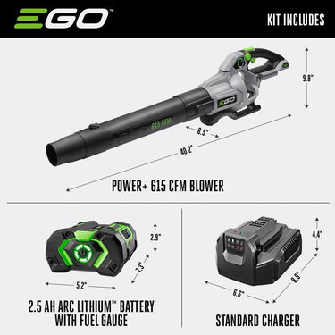 EGO Power+ LB6151 170 mph 615 CFM 56 V Battery Handheld Leaf Blower Kit (Battery & Charger)