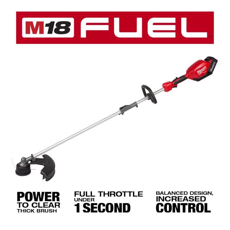 Load image into Gallery viewer, Milwaukee M18 FUEL Quik-Lok 2825-21ST 16 in. 18 V Battery String Trimmer Kit (Battery &amp; Charger)
