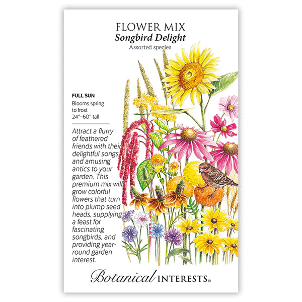 Load image into Gallery viewer, Songbird Delight Flower Mix Seeds
