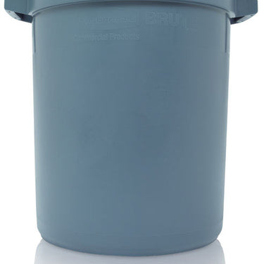 Rubbermaid Brute 32 gal Gray Plastic Garbage Can