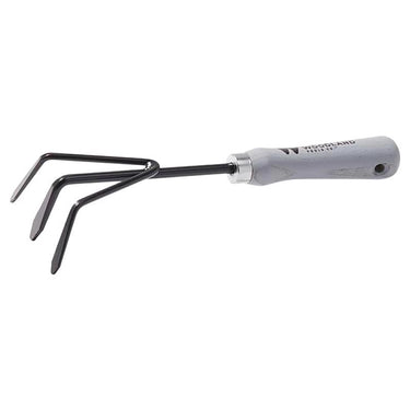 Woodland Tools 3 Tine Steel Cultivator 4 in. Wood Handle