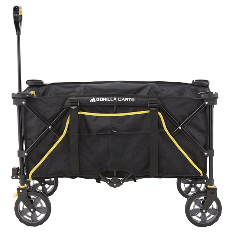 Load image into Gallery viewer, Gorilla Carts Polyester Fabric Folding Utility Wagon 150 lb. cap.
