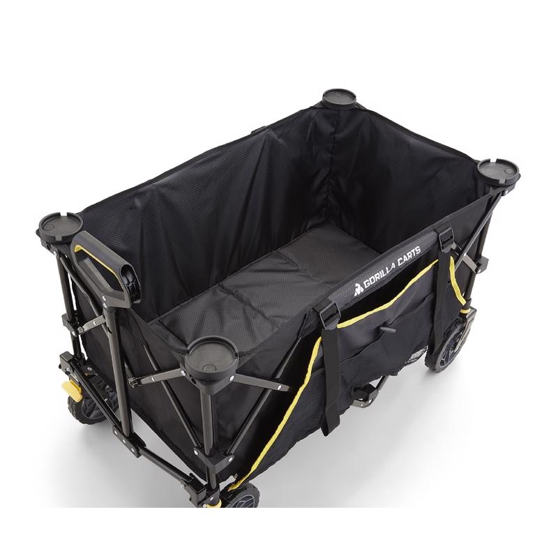 Load image into Gallery viewer, Gorilla Carts Polyester Fabric Folding Utility Wagon 150 lb. cap.
