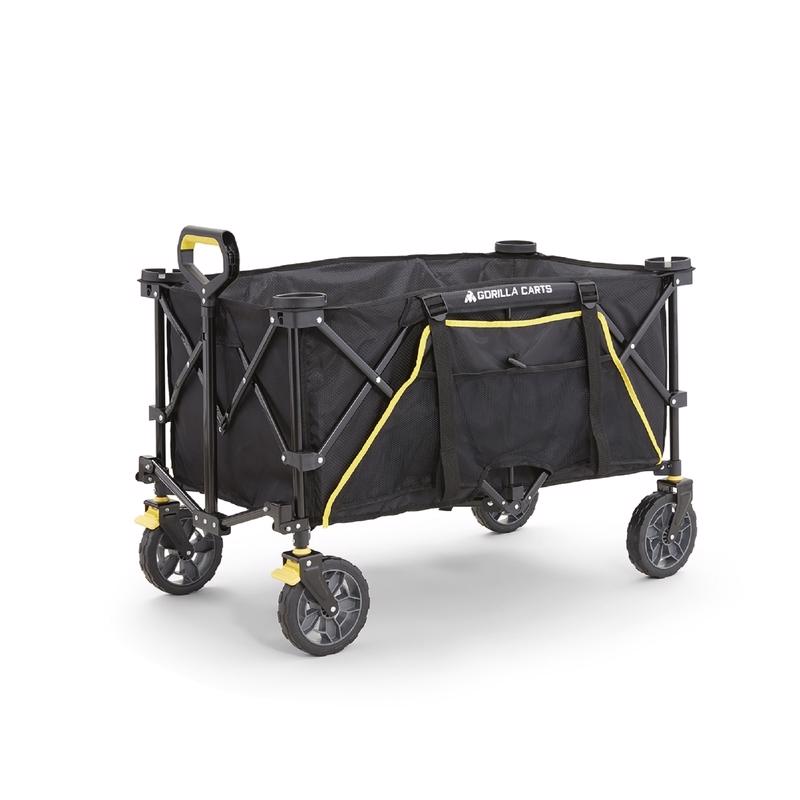 Load image into Gallery viewer, Gorilla Carts Polyester Fabric Folding Utility Wagon 150 lb. cap.

