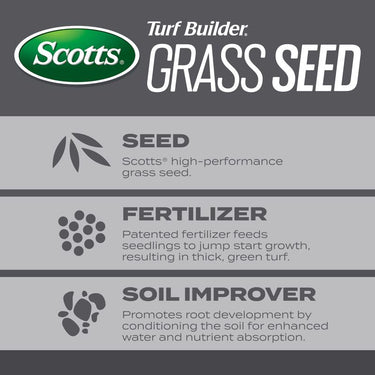 Scotts Turf Builder Mixed Sun or Shade Fertilizer/Seed/Soil Improver 5.6 lb