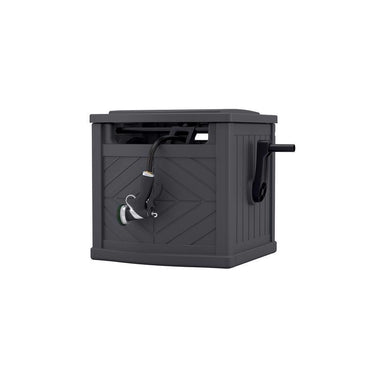 Suncast 150 ft. Gray Free Standing Hideaway Hose Reel (In-Store Pickup Only)