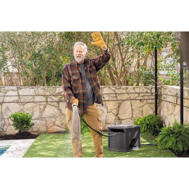 Suncast 150 ft. Gray Free Standing Hideaway Hose Reel (In-Store Pickup Only)