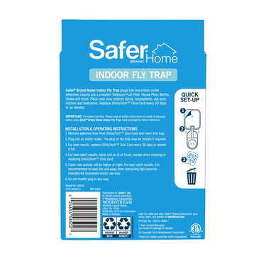 Safer Indoor Flying Insect Trap 400 sq ft 5 W
