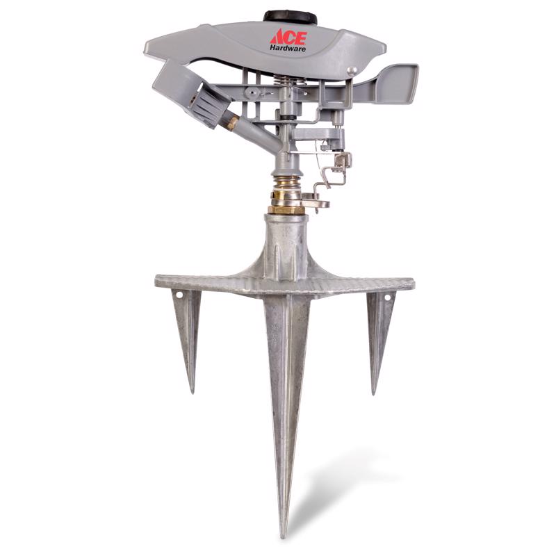 Load image into Gallery viewer, Ace Metal Spike Base Impact Sprinkler 8500 sq ft 1 pk
