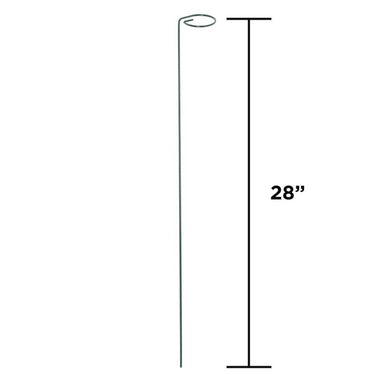 Panacea 28 in. H X 1.5 in. W X 0.5 in. D Green Metal Plant Stake