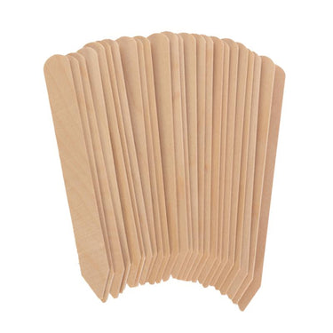 Panacea 6 in. H X 5.9 in. W X 0.75 in. D Brown Wood Plant Label