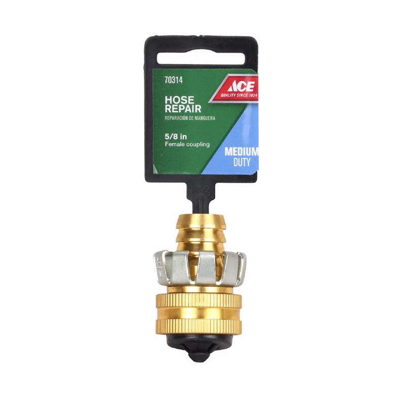 Load image into Gallery viewer, Ace 5/8 in. Metal Threaded Female Clinch Hose Mender Clamp
