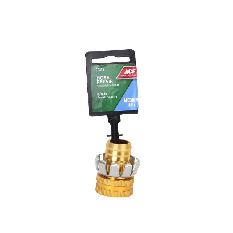 Load image into Gallery viewer, Ace 3/4 in. Metal Threaded Female Clinch Hose Mender Clamp
