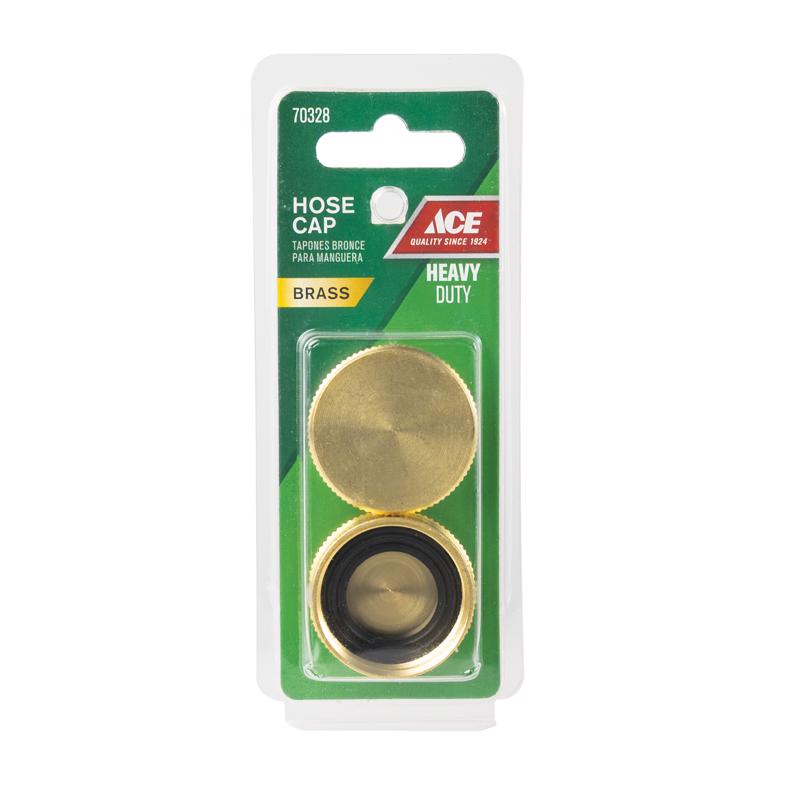 Load image into Gallery viewer, Ace 3/4 in. Brass Threaded Female Hose End Caps
