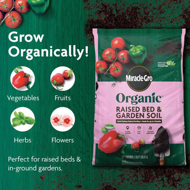 Miracle-Gro Organic Organic All Purpose Raised Bed Soil 1.5 cu ft
