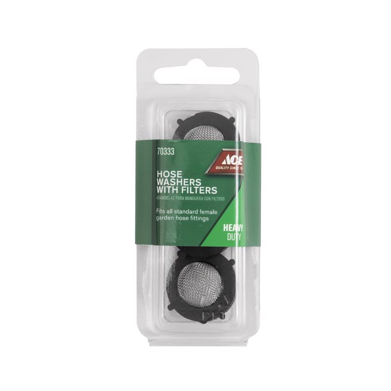 Load image into Gallery viewer, Ace Brass/Rubber Non-Threaded Female Filter Hose Washer
