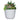 L&G 9.33 in. H X 12 in. W X 12 in. D X 12 in. D Polyresin Finola Planter White