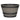 L&G 12 in. H X 19 in. W X 19 in. D X 19 in. D Polyresin Whiskey Barrel Planter Oak