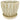 Border Concepts 4.75 in. H X 5.5 in. W Ceramic Dimensional Planter White