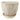 Border Concepts 4.75 in. H X 5.5 in. W Ceramic Ferncliff Planter White