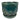 Border Concepts 6.25 in. H X 7.25 in. W Ceramic Sofia Planter Turquoise