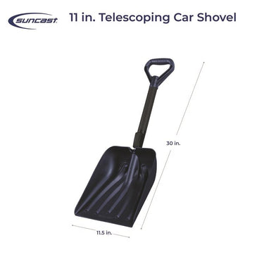 Suncast 11.5 in. W X 38 in. L Poly Telescoping Snow Shovel