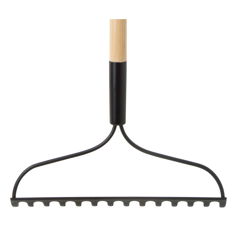 Load image into Gallery viewer, Home Plus+ 54 in. 14 Tine Steel Bow Rake Wood Handle
