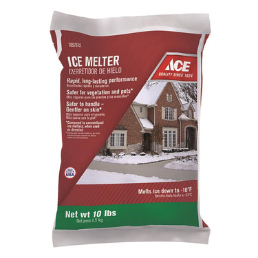 Ace Magnesium Chloride/MG-104/Sodium Chloride Pet Friendly Granule Ice Melt 10 lb