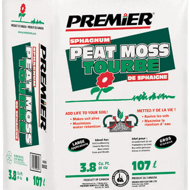 Premier Organic Sphagnum Peat Moss 3.8 ft³