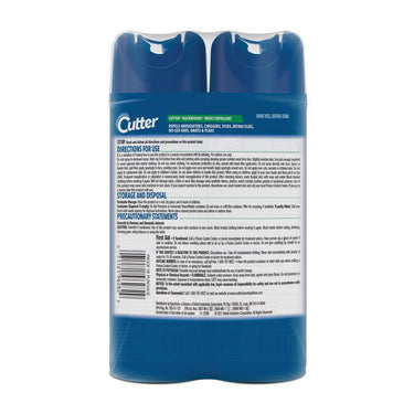 Cutter Backwoods Insect Repellent Liquid For Fleas/Flies/Gnats/Mosquitos 2-6 oz
