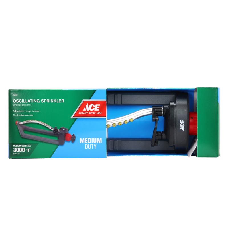Load image into Gallery viewer, Ace Poly Sled Base Oscillating Sprinkler 3000 sq ft 1 pk
