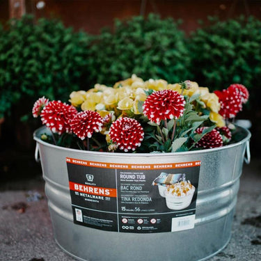 Behrens 15 gal Steel Tub Round