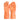 Unlined Orange Heavy Latex Glove Size M