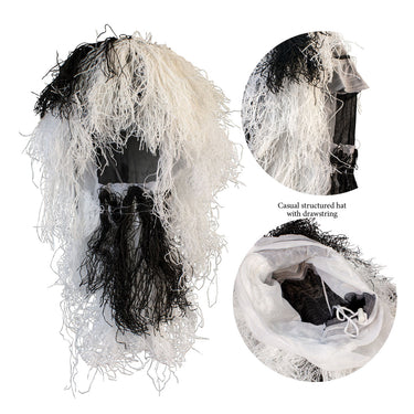 Red Rock Outdoor Gear 5-Piece Adult Ghillie Suit (Snow) Size XL/XXL