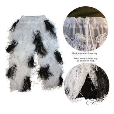 Red Rock Outdoor Gear 5-Piece Adult Ghillie Suit (Snow) Size XL/XXL