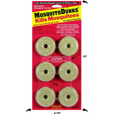 Summit Mosquito Dunks Insect Repellent Solid For Mosquitoes 6 ct