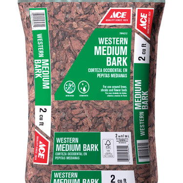 Ace Brown Western Bark Mulch 2 cu ft