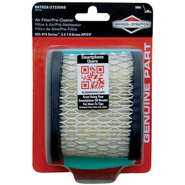 Briggs & Stratton 825-875 Series Air Filter Pre-Cleaner Kit For 5.5 - 6.75 HP Engines