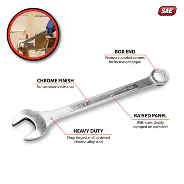 Performance Tool 1-1/2" Combination Wrench