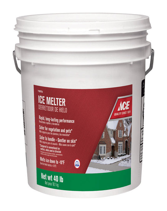 Ace Magnesium Chloride/MG-104/Sodium Chloride Pet Friendly Granule Ice Melt 40 lb